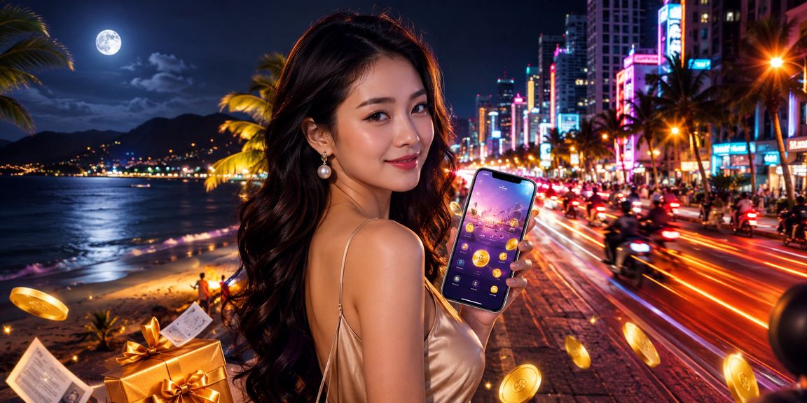 Người dùng tại Côn Đảo nhận thưởng cashback khi thực hiện giao dịch trên bãi biển
